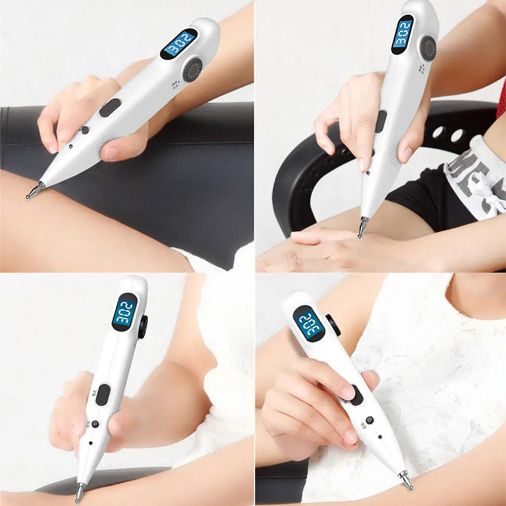 Acupuncture and Moxibustion Pen Electroacupuncture Acupoint Muscle Stimulator Massage Equipment with Digital Display