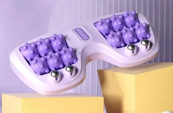 16 Ball Foot Massagers for Home Use, Leg Acupoints, Magnetic Beads, Roller Finger Pressure Plates, Relaxation to Promote Blood C