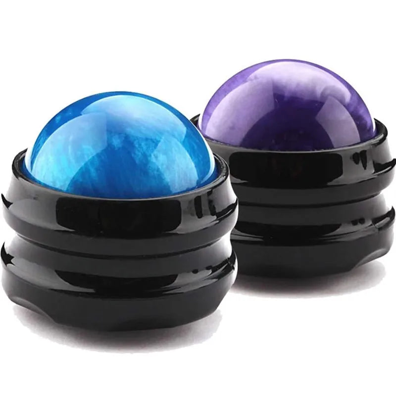 Manual Massage Roller Ball Massager Body Pain Relief  Therapy Foot Back Waist Hip Relaxer Stress Release Muscle Relaxation