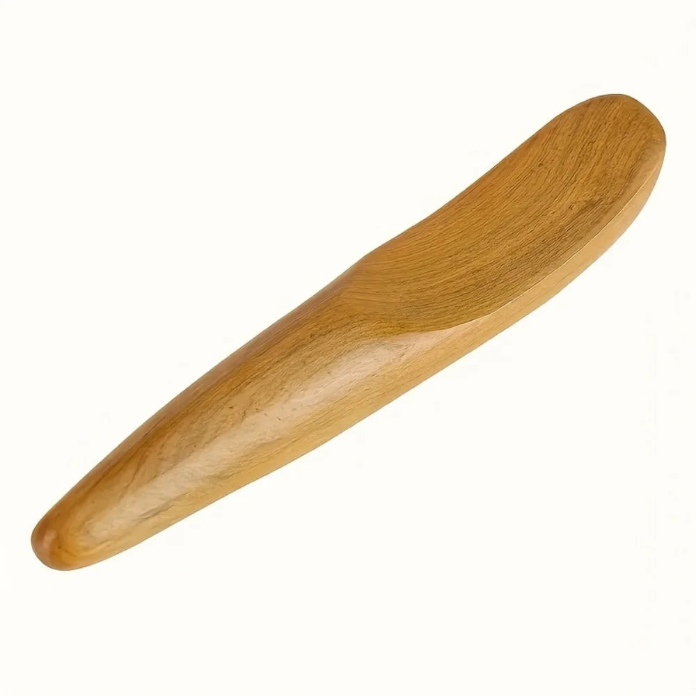 1 Portable Wooden Massage Stick, a Handheld Scraping Tool for Muscle Relaxation, Suitable for Use on Arms, Legs, and the Entire Body