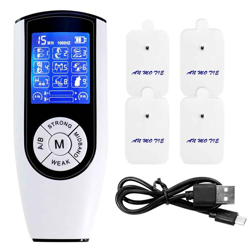 TENS Massager Cross Acupuncture Moxibustion EMS Muscle Stimulator for Electrostimulator Whole Body Massage Digital Machine