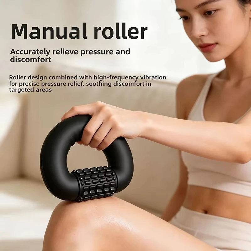 Deep Tissue Percussion Massage 3 Adjustable Speed Handheld Vibrating Massager for Neck Shoulder Back Body Muscle Pain Relief
