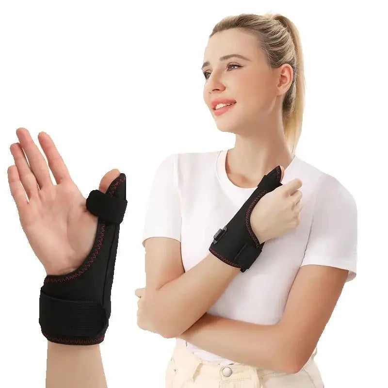 Heated Massage Thumb Support -Vibration Massager Hot Compress Relieves Wrist Fatigue Discomfort 3-Level Timer Tenosynovitis