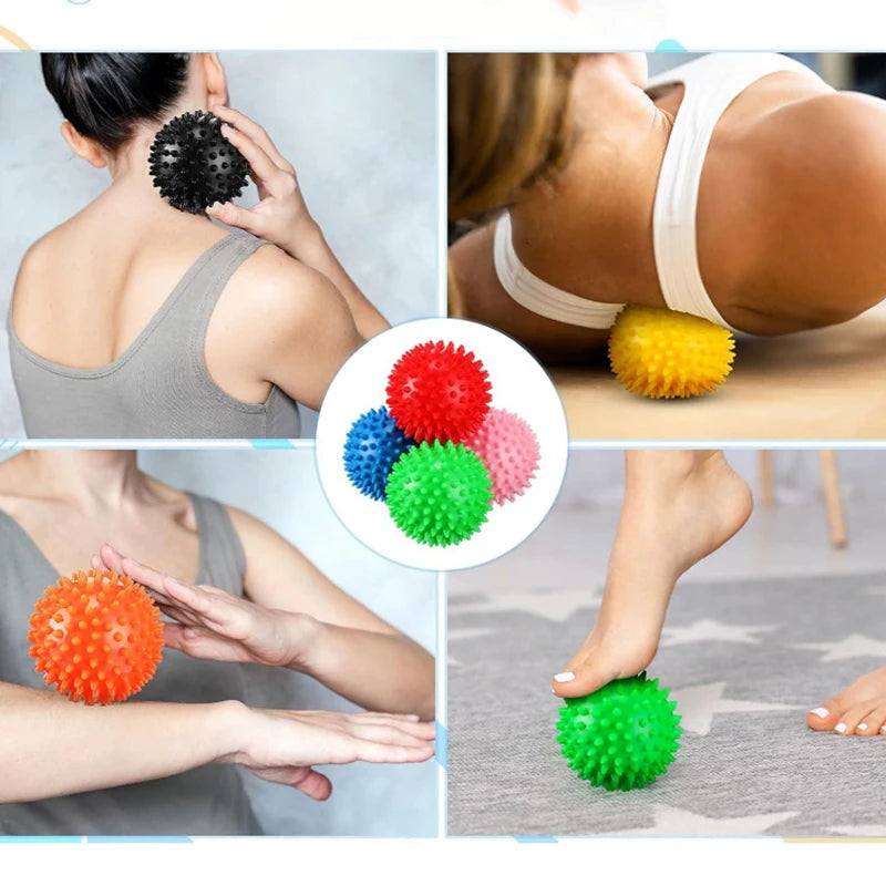 Peanut Massage Spiky Ball Training Muscle Pain Stress Foot Massager Relaxation Myofascial Balls For Plantar Massage Tools