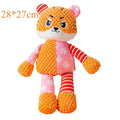 Pet Plush Toy Cat Dog Puzzle Toy Cute Animals Bite Resistant Interactive Squeaky Pet Dog Teeth Cleaning Chew Toy Pet Supplies