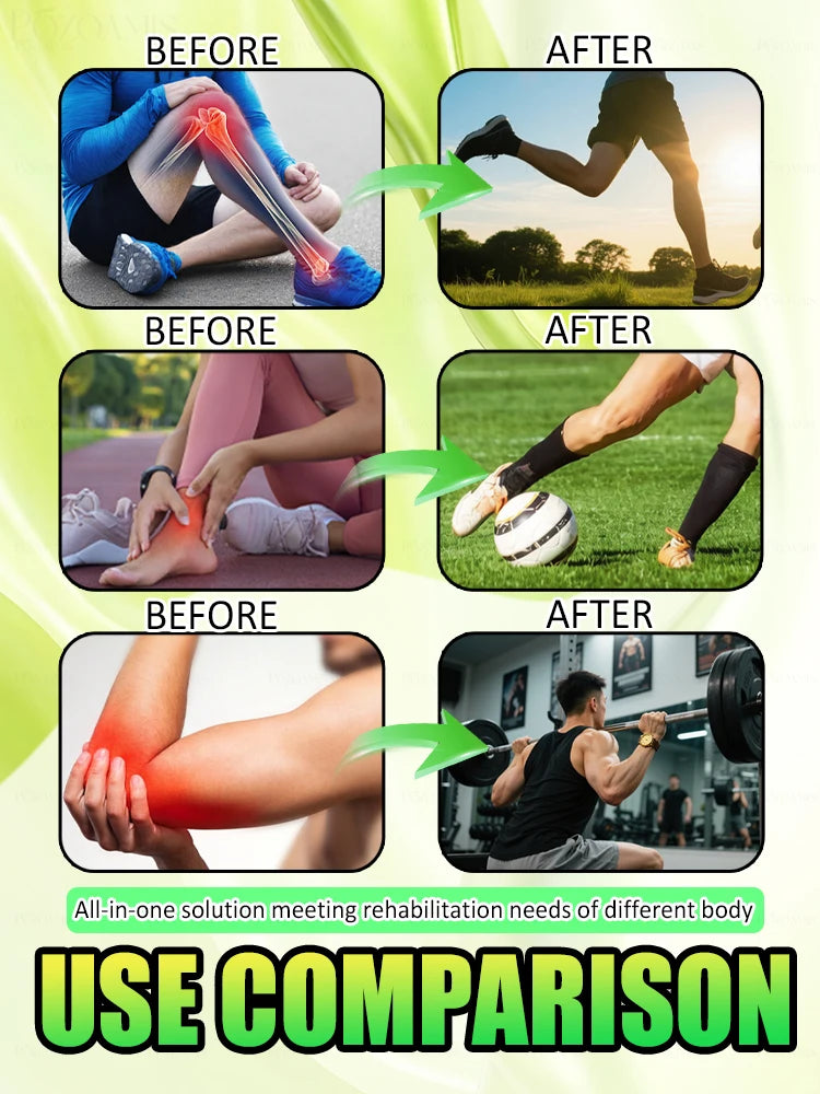 Massage shoulders, waist, legs, feet, and arms.