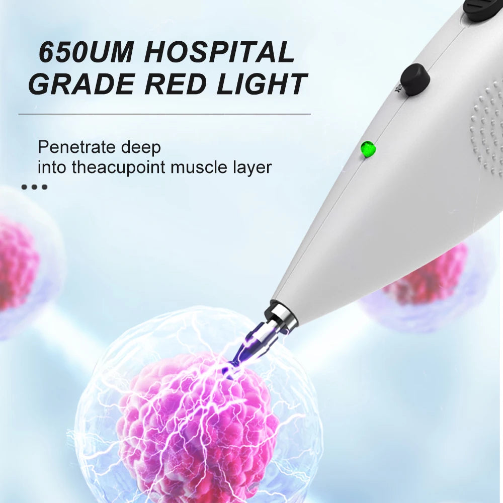 Acupuncture and Moxibustion Pen Electroacupuncture Acupoint Muscle Stimulator Massage Equipment with Digital Display