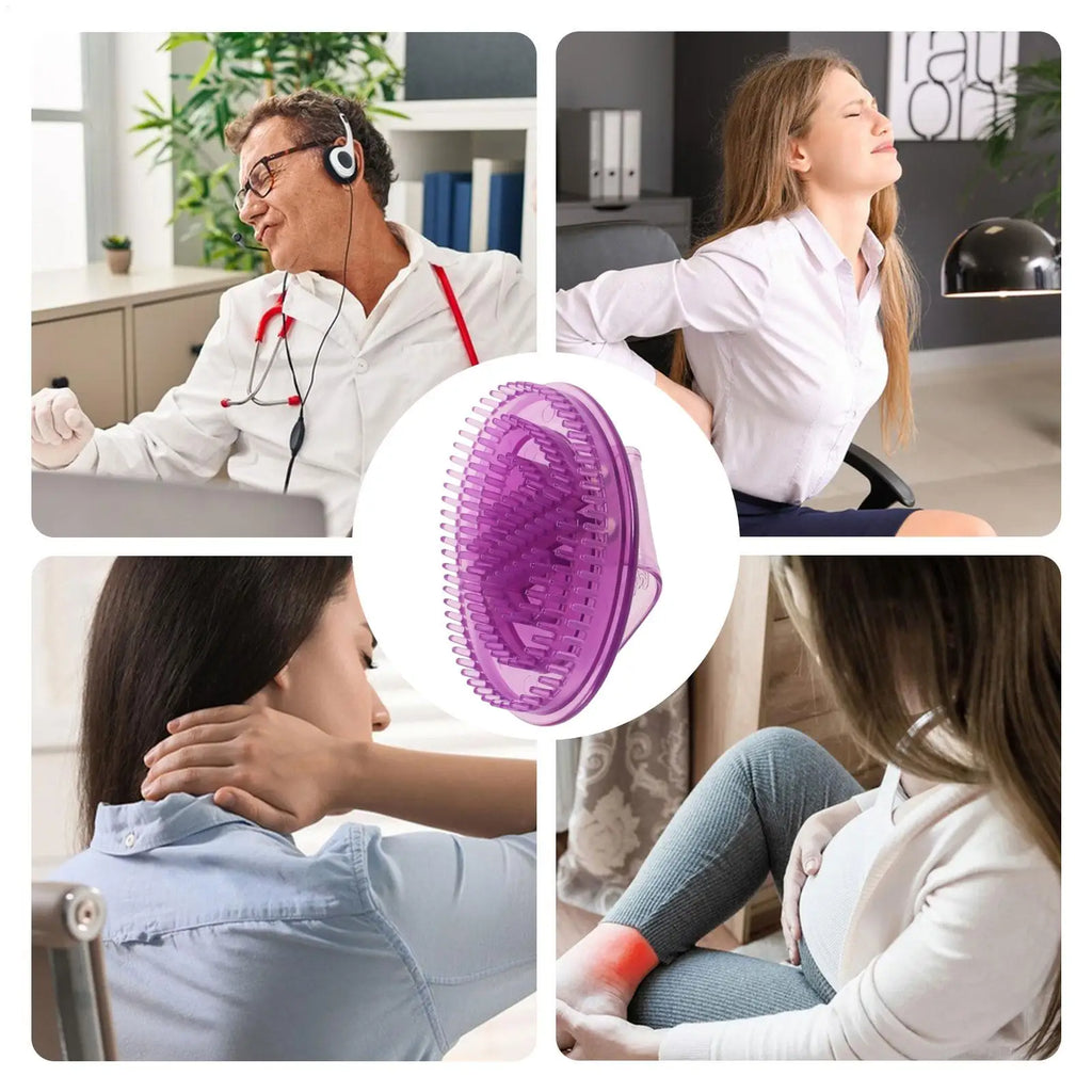 Magnetic Therapy Massage Brush Portable Meridian Pressure Silicone Brush Beauty Salon For Back Neck Arms Feet Legs