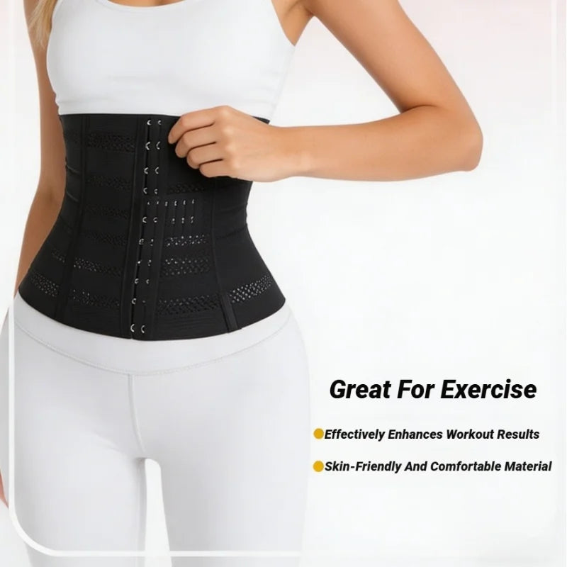 Shapewear Women Corset Waist Trainer Body Shaper Double Tummy Control Slimming Sheath Flat Belly Reductive Belts Sport Girdle