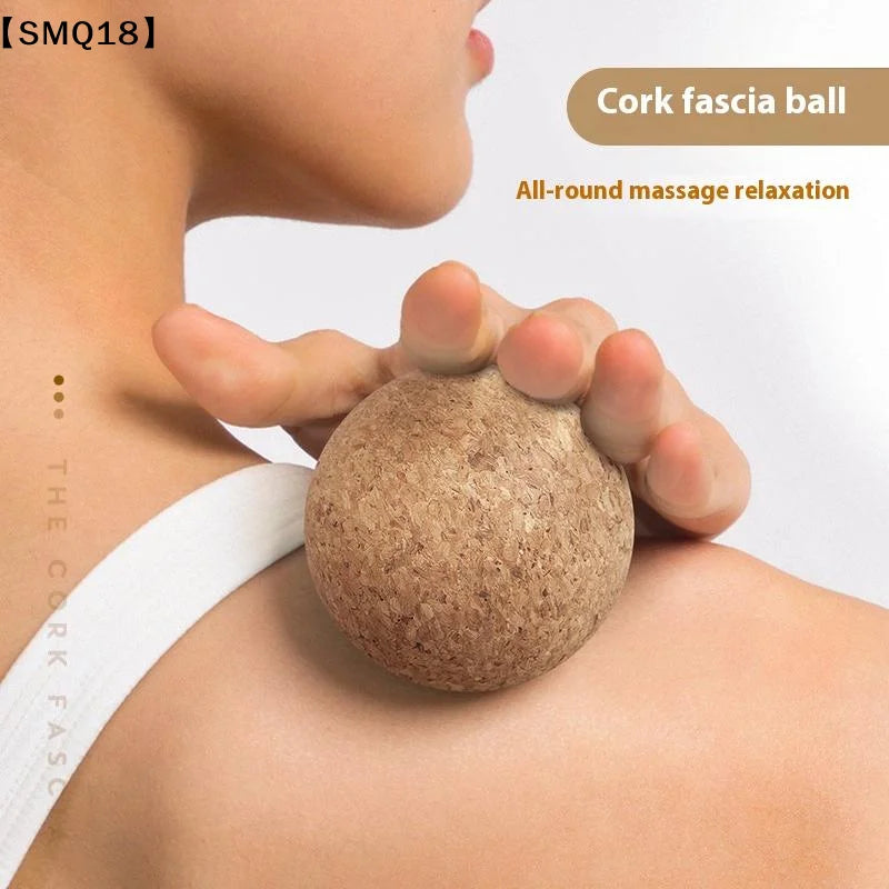 Cork Massage Ball Back Massage Foot Massager Yoga Ball Tension Release Therapy Myofascial Ball Relax Muscles Trigger Point【SMQ】