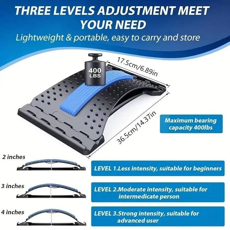 Massager For Waist And Back, Muscle Relaxation Treatment, Pain Relief, Professional Massage Mat, Massage Tool, Beauty And Health