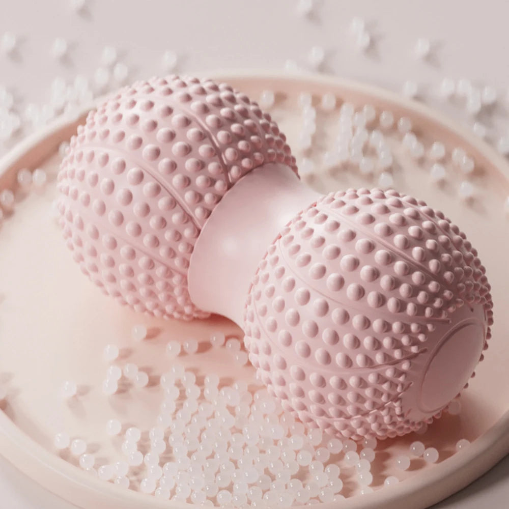 Peanut Massage Ball Yoga Fascia Ball Raised Point TPE 6.5cm Posture Master Waist Back Foot Massage Balls