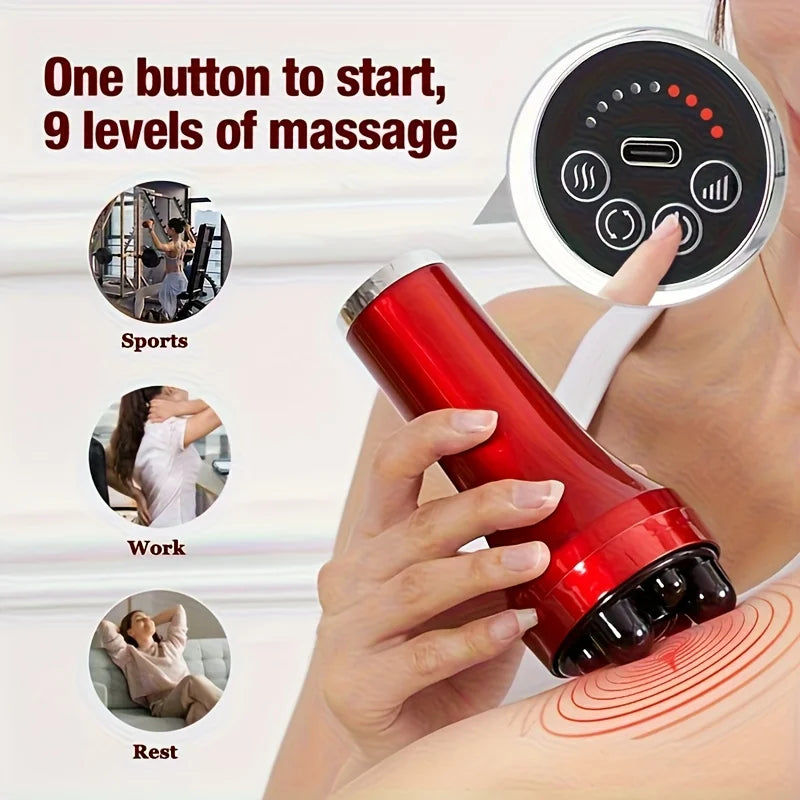 Home Appliance Massager, Vibrating, Easy Relaxation, Multiple Massage Modes, USB-Powered Portable Body Massager