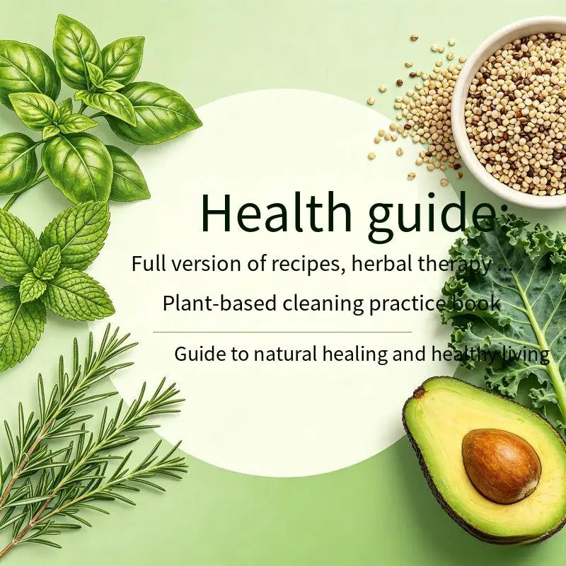 Health Guide Full Edition Cookbook Herbal Therapy Plant-based Cleaning Practice English Book recipe book philosophy books