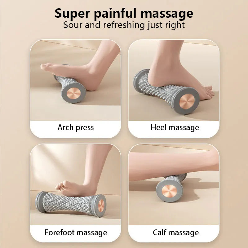 Foot Massager Yoga Massage Ball Massage Roller Plantar Fascia Roller Muscle Relaxation Care Plastic Manual Foot Massager Rollers