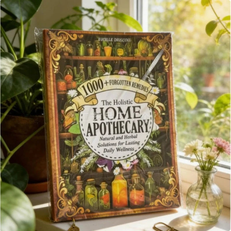 The Holistic Home Apothecary Lucille Driscoll Families English Paperback 1000+ Herbal Remedies Daily Wellness Guide FreeShipping
