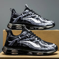 Men's Fashionable Basketball Shoes with Air Cushioning, Comfortable and Non-Slip, Breathable and Shock-Absorbing, Suitable for Men's Outdoor Activities