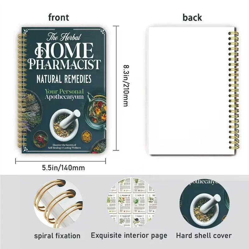 The Herbal Home Pharmacist: Natural Remedies Book, Your Personal Apothecaryum, Self-Healing Wellness Guide for Holistic Health