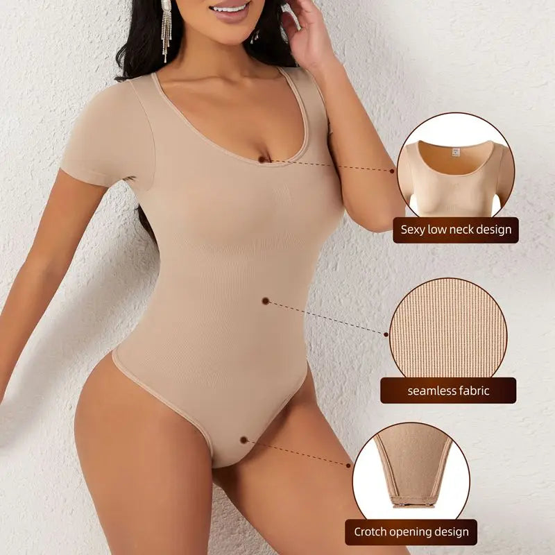 Shapewear Waist Cincher Tummy Shaping Crotch Control Butt Hip Lifter Full Body Shaper Slimming Sheath Bodysuit Woman Body
