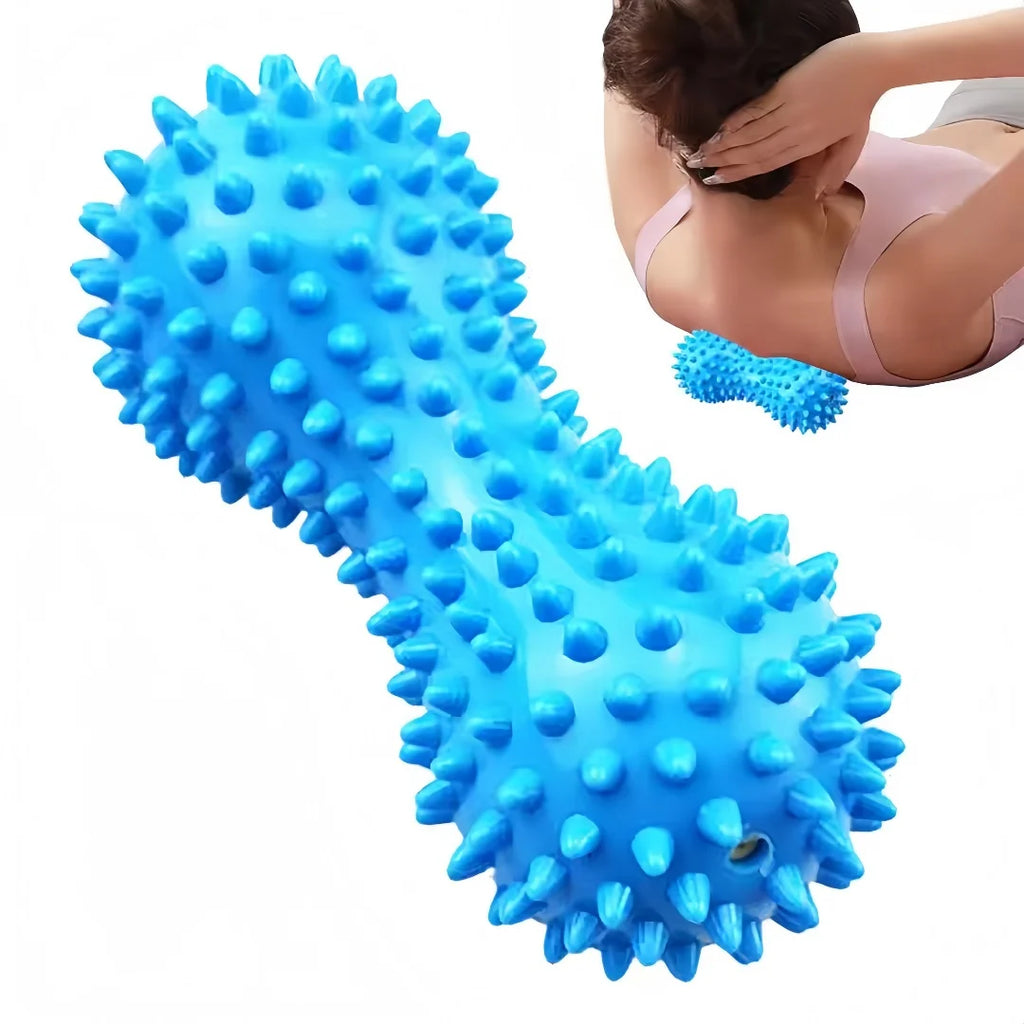 1pc Spiky Peanut Massage Ball Foot Muscle Massager Relaxation Fitness Yoga Fascia Ball Colorful  Acupressure Massage Ball