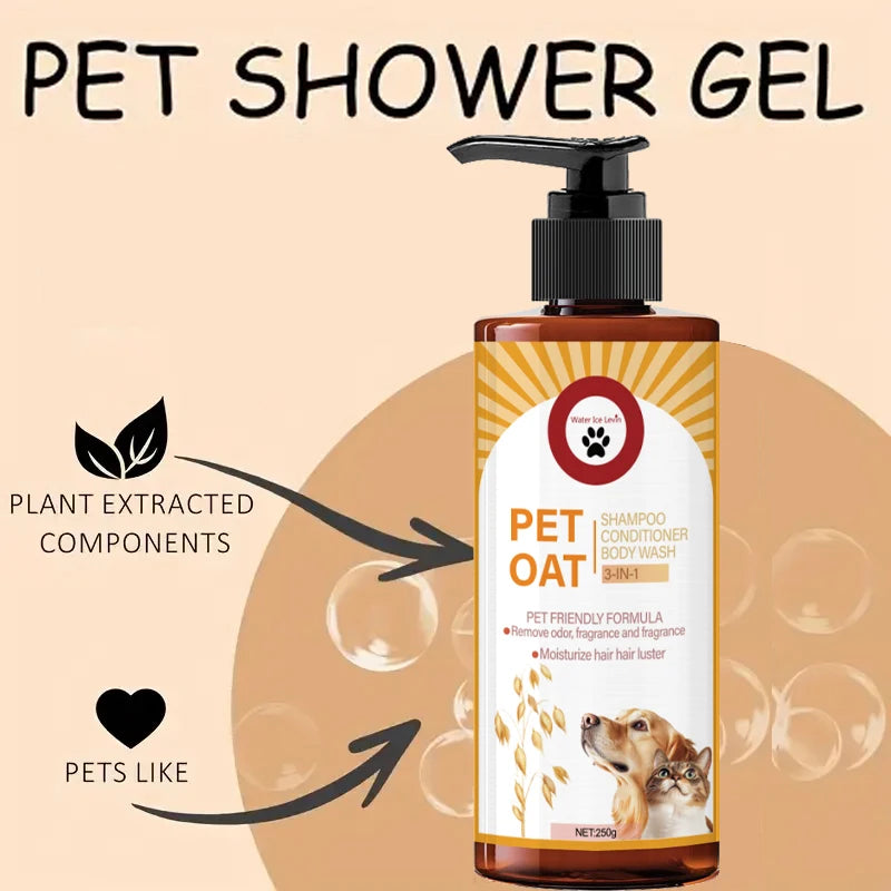Pet Shampoo; Cleans Hair, Removes Odors, Makes Hair Soft and Not Dull, Has a Long-Lasting Fragrance, Is Specifically Designed for Pets, Suitable for Bathing Dogs and Cats