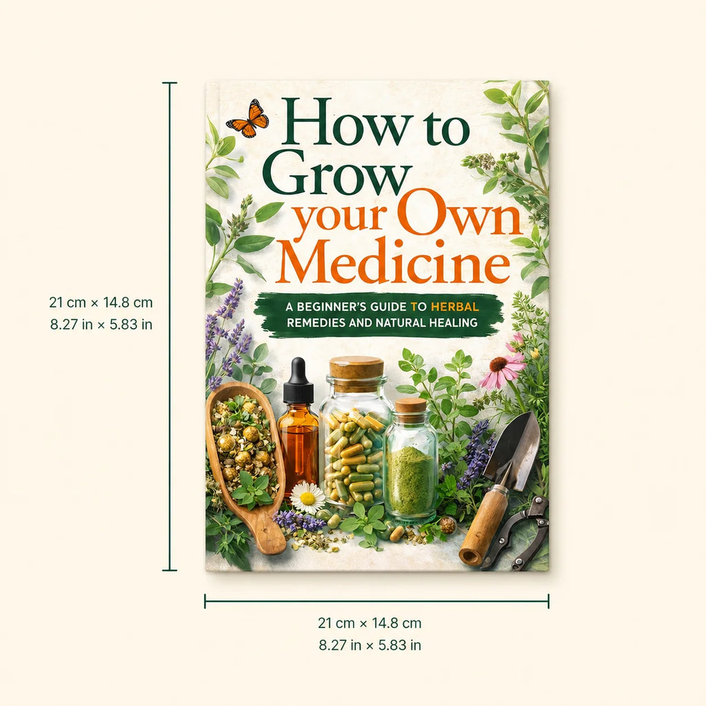 Grow Your Own Medicinal Herbs, Beginner Herbal Medicine Guide with Natural Therapies for Holistic Wellness