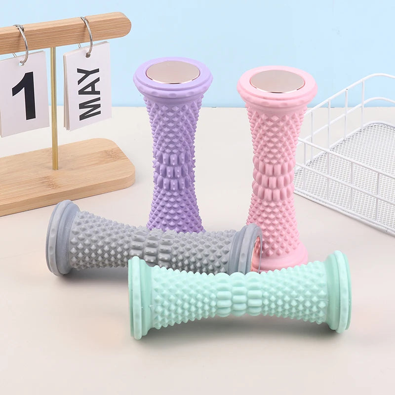 Muscle Relaxation Pain Relief Care Foot Massager Roller Yoga Massage Ball Plantar Fascia Roller Plastic Manual Foot Massager