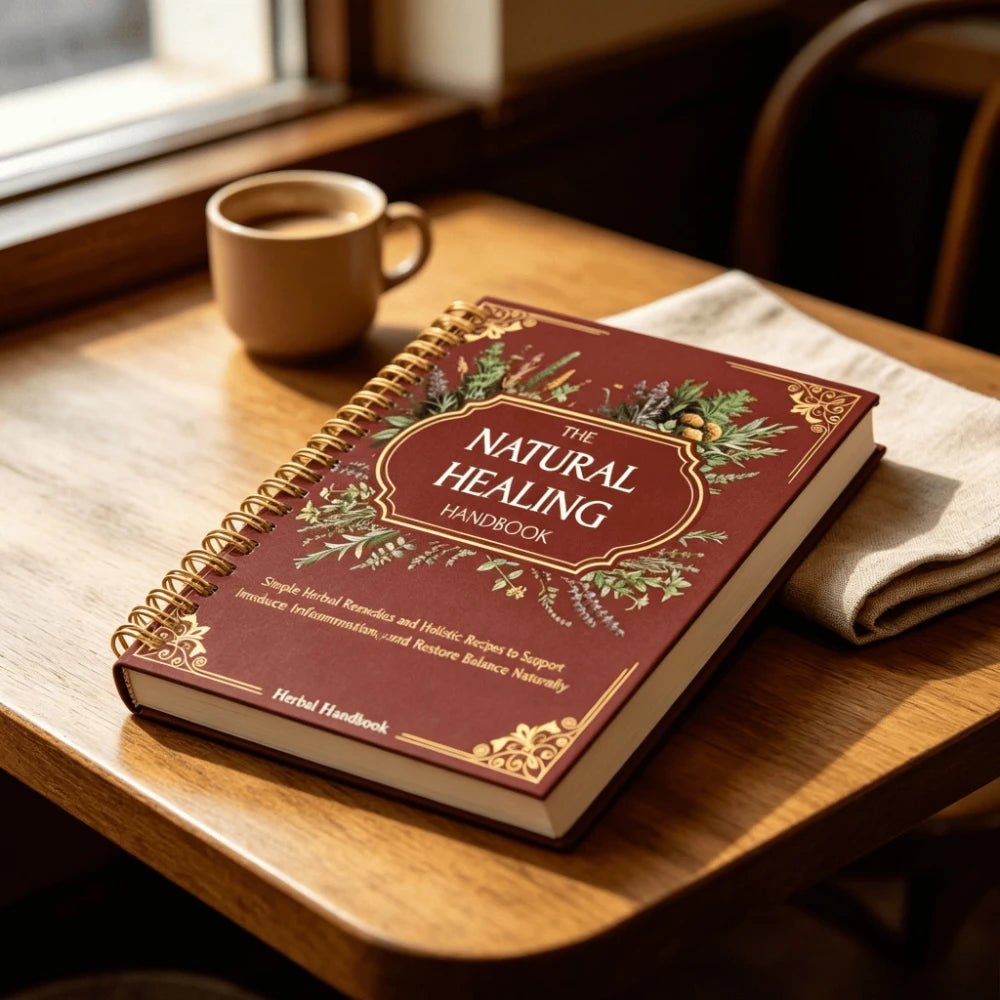 The Natural Healing Handbook English Wellness Lovers Spiral Book Holistic Herbal Wellness Guide Free Shipping