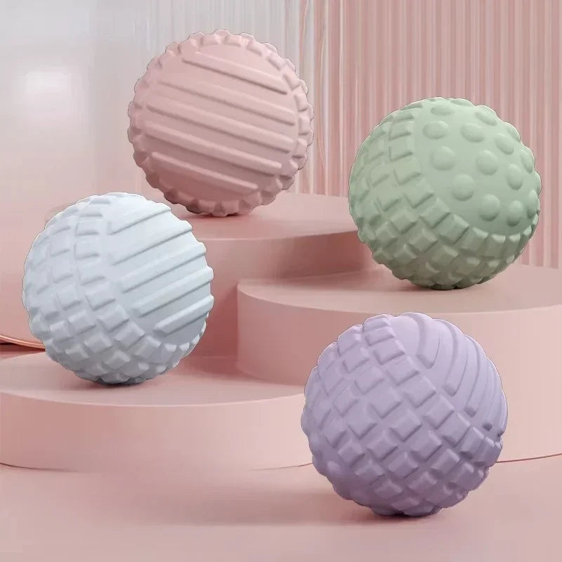Yoga Foot Massage Ball Deep Acupressure Muscle Relaxation Handheld Ball for Shoulder Neck Fitness and Pain Relief