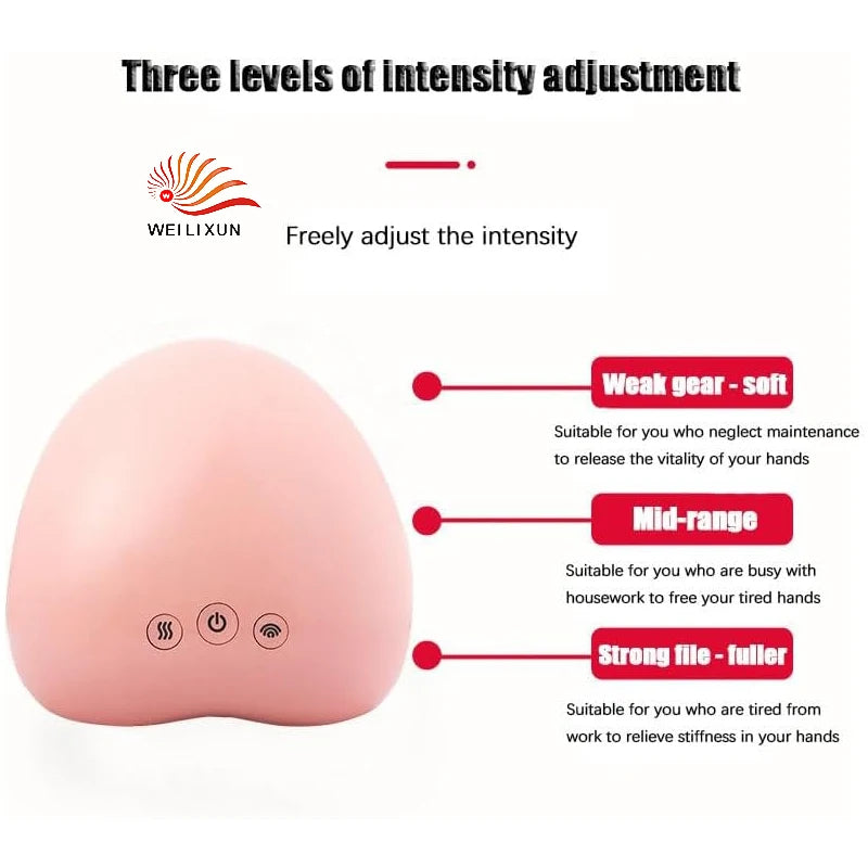 Relaxation Treatments Beauty Premium Pneumatic Hand Massage Wireless Hand Massager Air Pressure Hot Compress Acupressure Tool