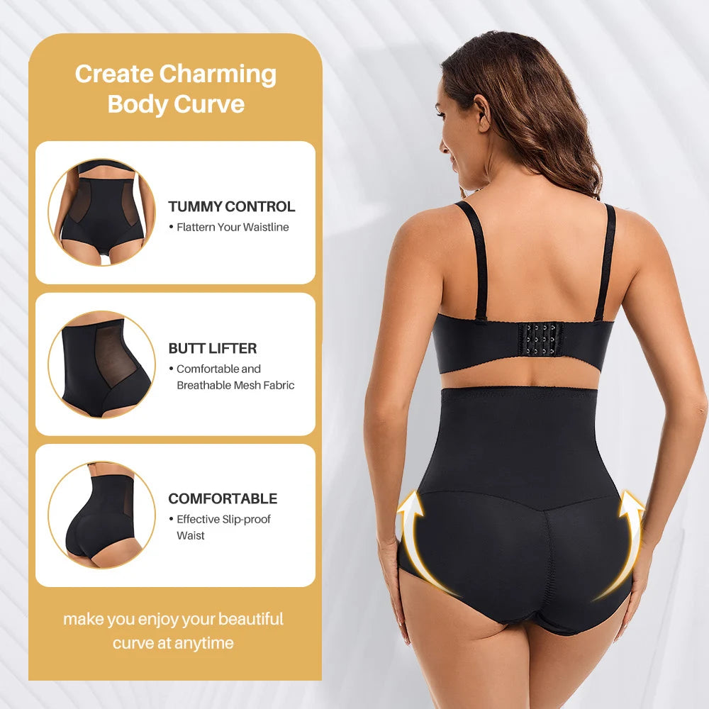 Shapewear Woman Tummy Control Breathable Plus Size High Waist Butt Lifting Shorts For Body Shapers Woman