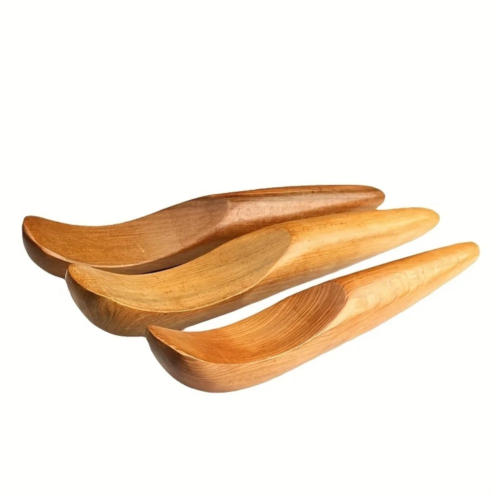1 Portable Wooden Massage Stick, a Handheld Scraping Tool for Muscle Relaxation, Suitable for Use on Arms, Legs, and the Entire Body
