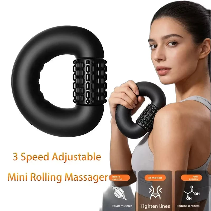 Deep Tissue Percussion Massage 3 Adjustable Speed Handheld Vibrating Massager for Neck Shoulder Back Body Muscle Pain Relief