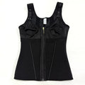 Shapewear Women Fajas Waist Trainer Tummy Control Vest Body Shaper 17 Steel Bones 3-Row Hooks Zipper Adjustable Strap