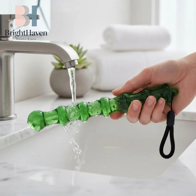 Hot Massage Stick Smooth Thornless Meridian Acupoint Sticks Muscle Relaxation Suitable For Shoulders Neck Hips Jade Massager B.H