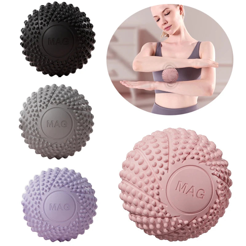 Hand Foot Massage Fascial Ball Muscle Knots Relax Body Reduce Pressure Yoga Fitness Massage Balls Pain Relief Health Care Tools