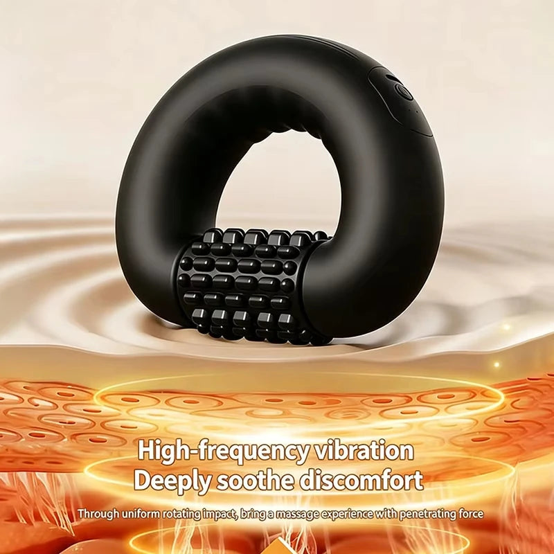 Deep Tissue Percussion Massage 3 Adjustable Speed Handheld Vibrating Massager for Neck Shoulder Back Body Muscle Pain Relief