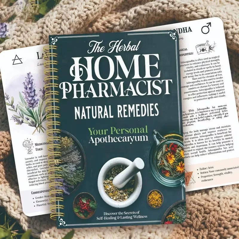 The Herbal Home Pharmacist: Natural Remedies Book, Your Personal Apothecaryum, Self-Healing Wellness Guide for Holistic Health