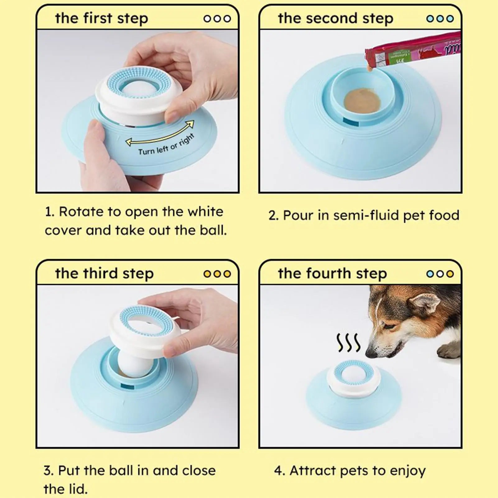 Pets Lick Toys  Interactive Dog Toys Slow Feeder Food Dispenser For Puppy Training Enrichment Cat Feeding Crate Pet Supplies