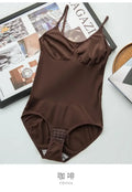 Plus Size Bodysuit Shapewear Women's Tummy Control Sculpting Bodysuit Body Shaping One-piece Underwear Slimming Shapewear
