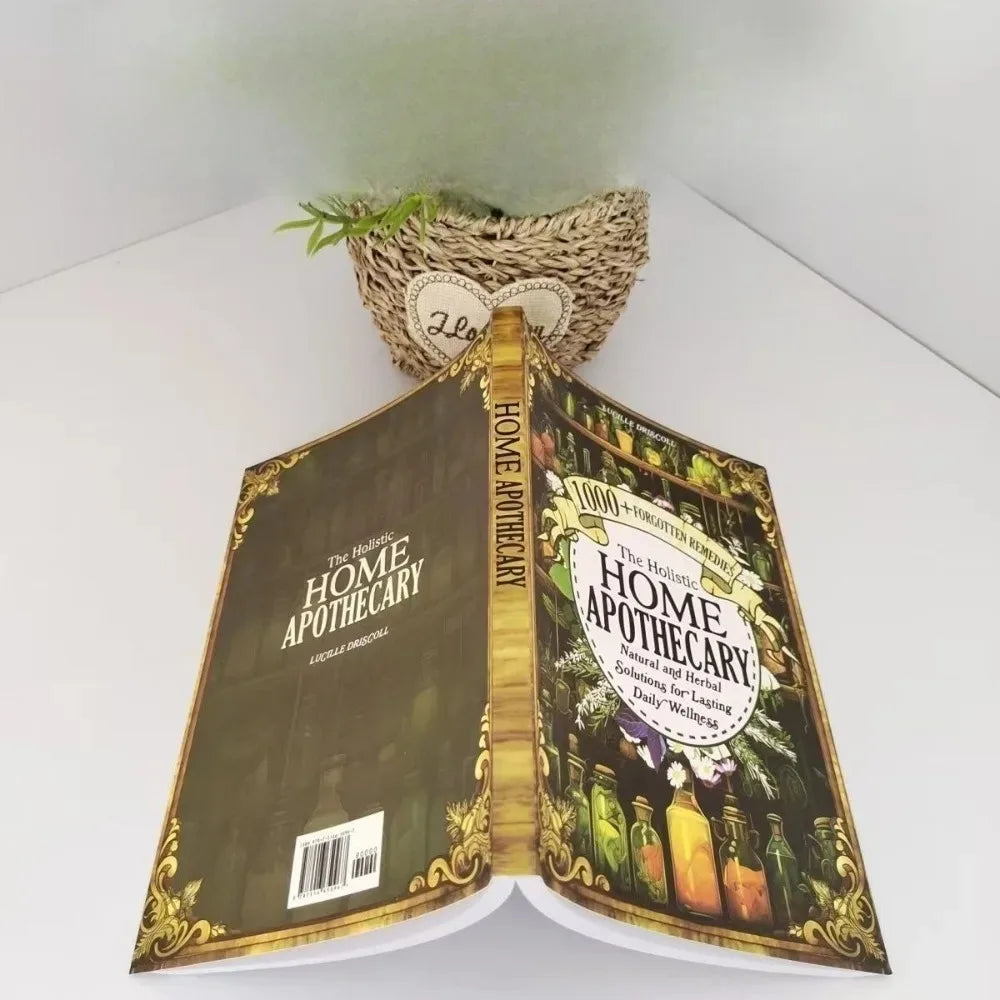 The Holistic Home Apothecary Families English Paperback 1000+ Natural Herbal Remedies Wellness Handbook Free Shipping