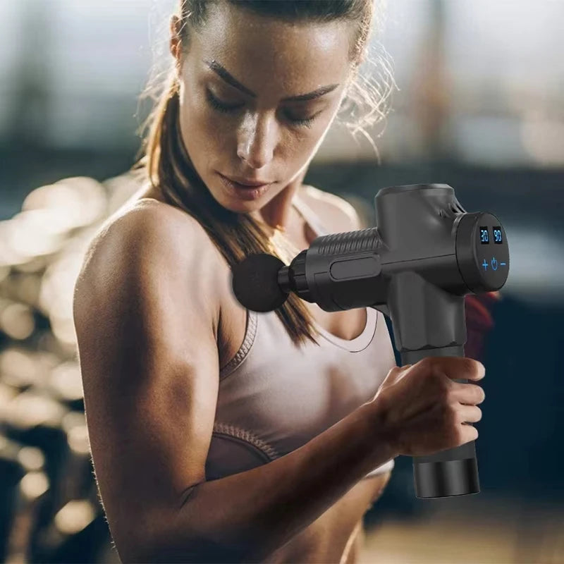 Professional Massage Gun Muscle Massager Deep Tissue Body Neck and Leg Massager Exercising Relaxation