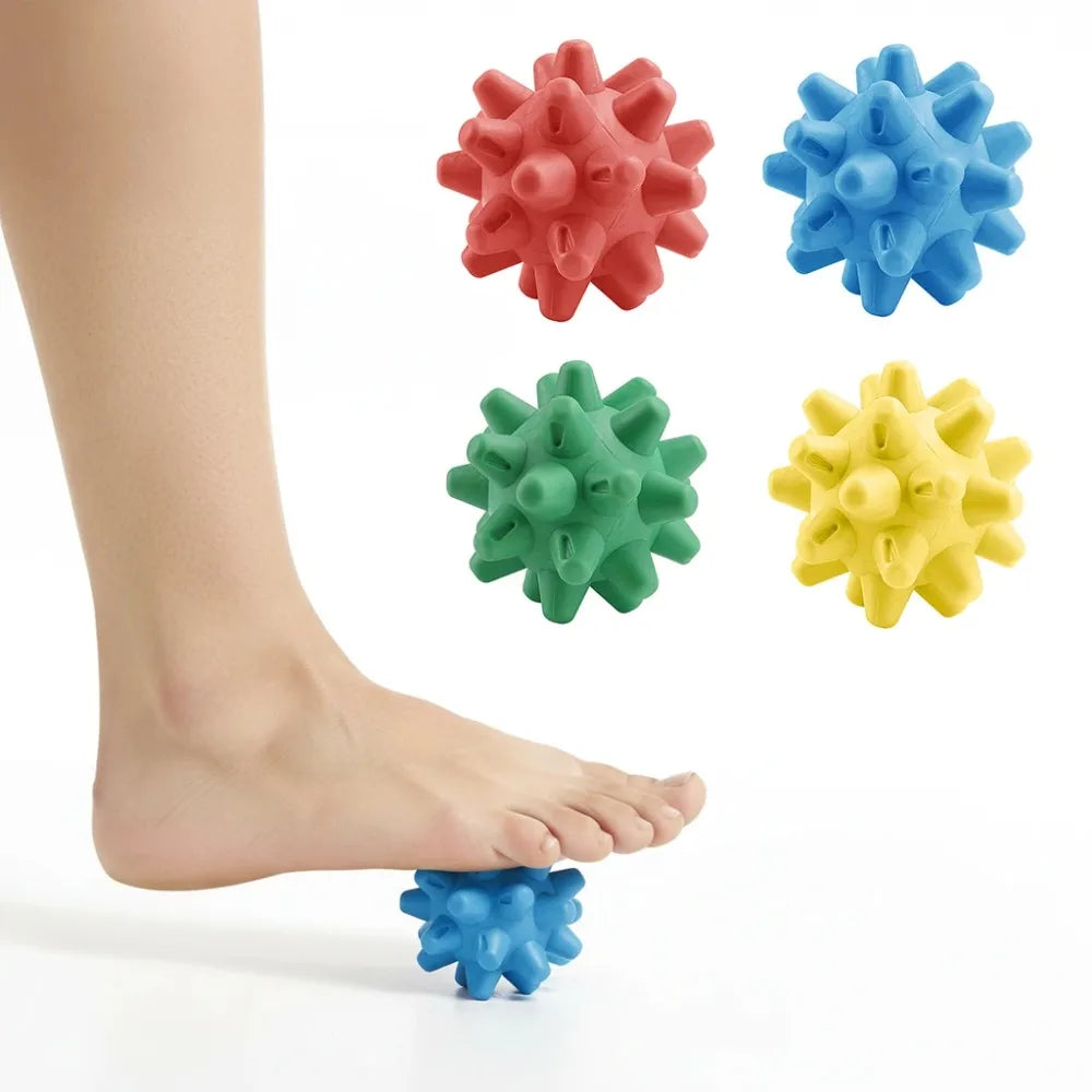 Hedgehog Massage Ball Deep Tissue Myofascial Release Full Body Muscle Relaxation Foot Back Yoga Fitness Wellness Tool