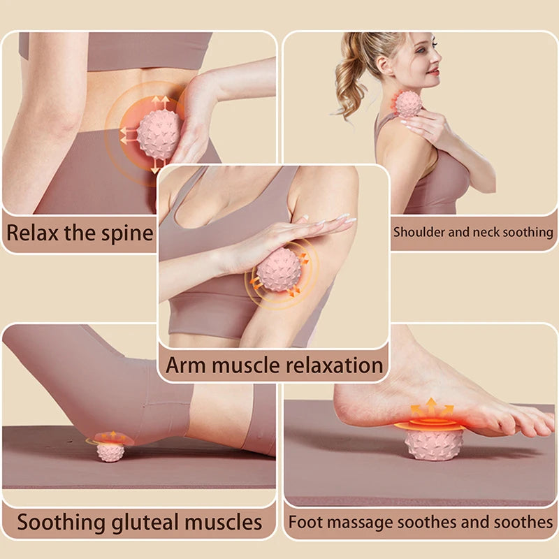 Manual Massage Ball Fascia Ball Muscle Relaxation Massage Yoga Fitness Tool Waist Shoulder Neck Foot Massage Meridian