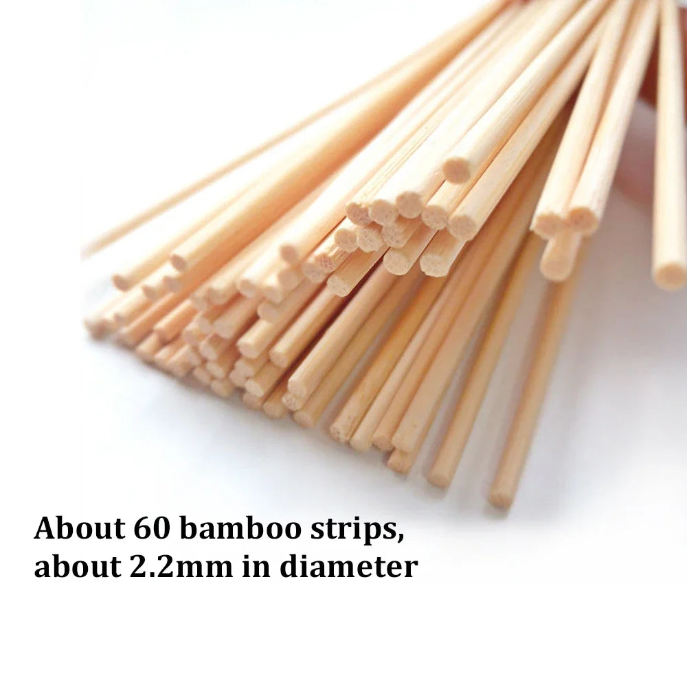 Natural Bamboo Massager Muscle Relaxed Body Massage Pat Stick Gua Sha Device Back Leg Fatigue Relief Beat Wooden Handle