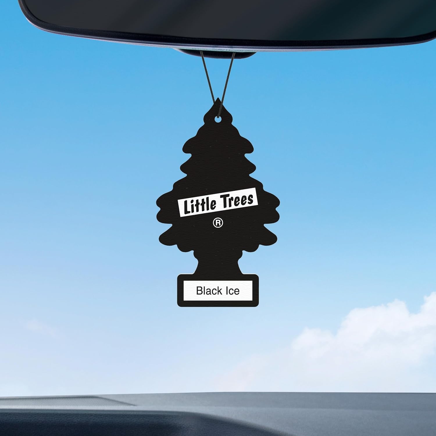 Car Air Freshener | Hanging Tree Provides Long Lasting Scent for Auto and Home | Black Ice, 24 Air Fresheners
