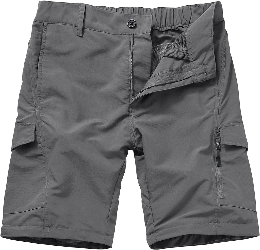 Boy Scout Pants Hiking Mens Convertible Zip off Safari Fishing | Outdoor Cargo Quick Dry Lightweight Breathable Stretchy UPF 50 Water Resistant Camping Travel Backpacking Hunting