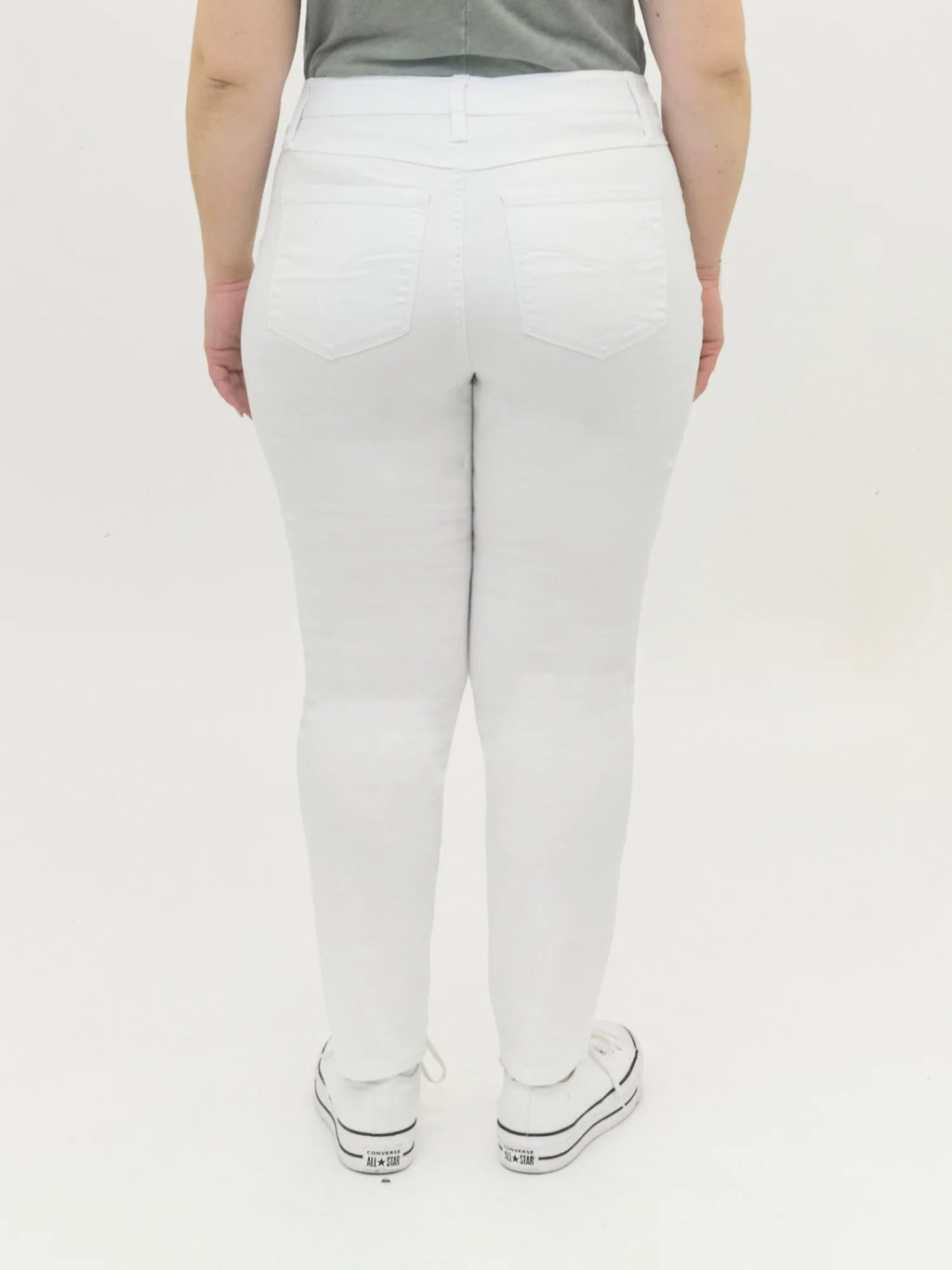 Women'S plus Size Destructed Skinny Jeans, Sizes 16-26
