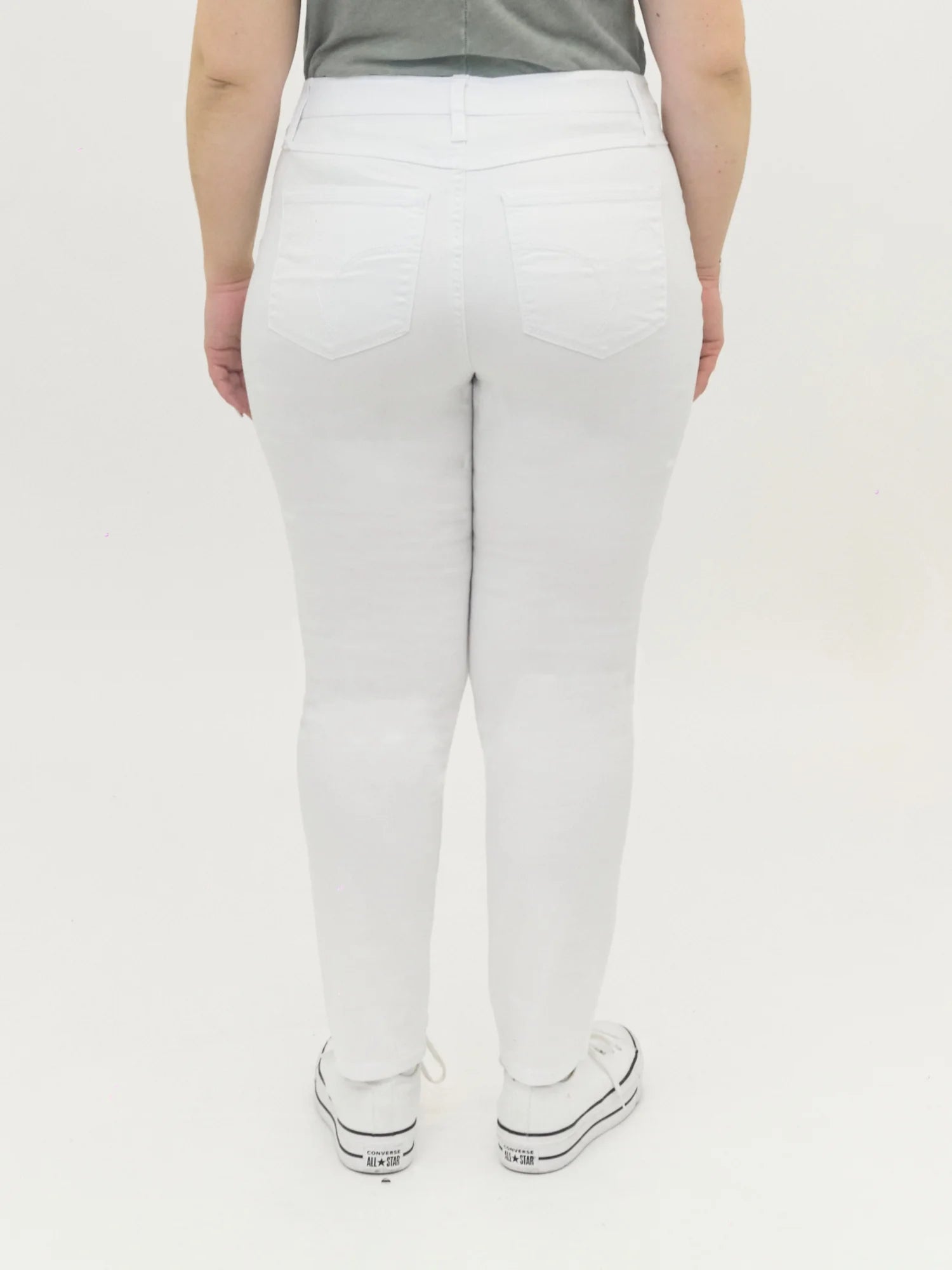 Women'S plus Size Destructed Skinny Jeans, Sizes 16-26